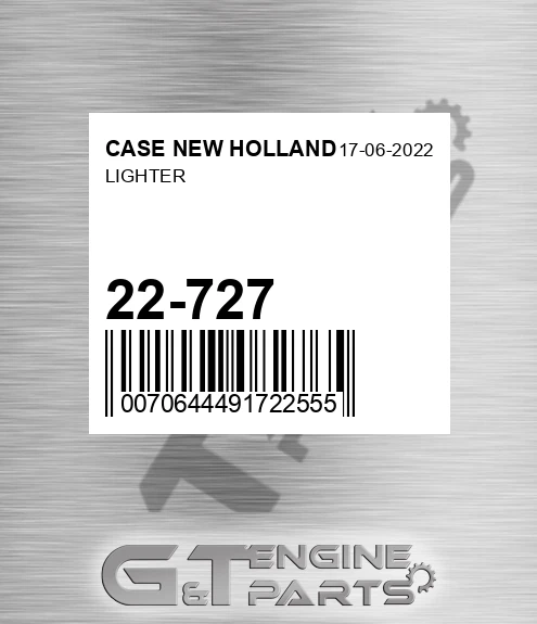 22-727 Lighter for CASE NEW HOLLAND