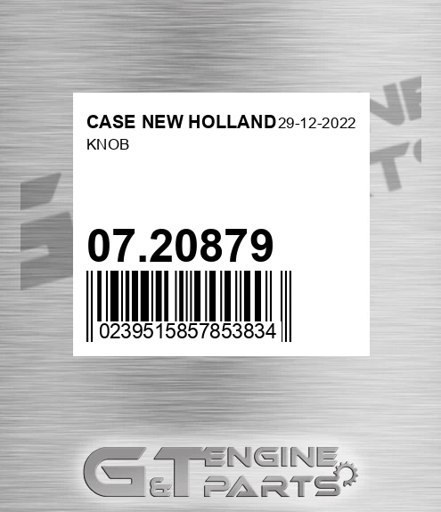 07.20879 Knob for CASE NEW HOLLAND