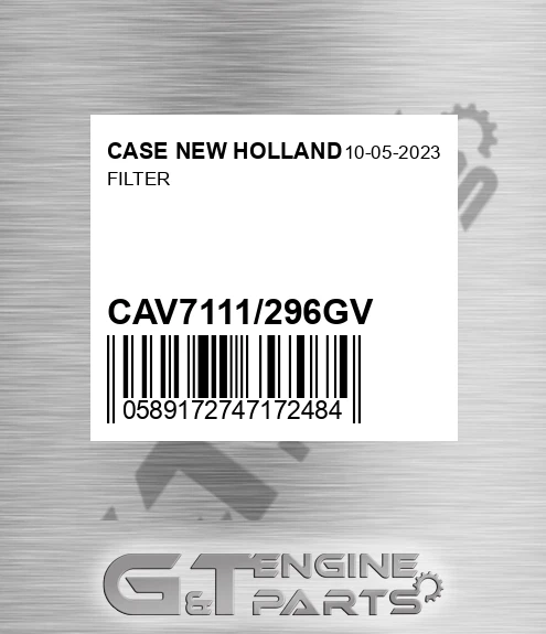 CAV7111/296GV Filter