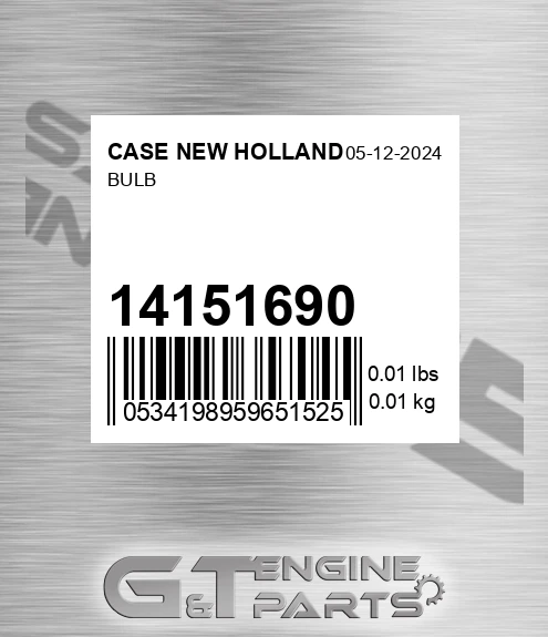14151690 Bulb