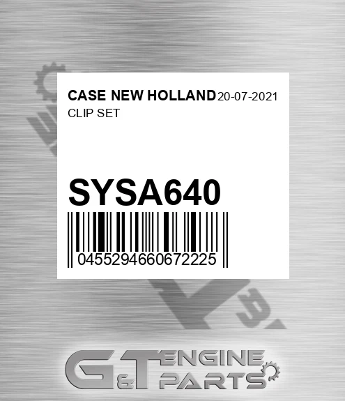 SYSA640 Clip Set