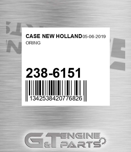 238-6151 Oring for CASE NEW HOLLAND