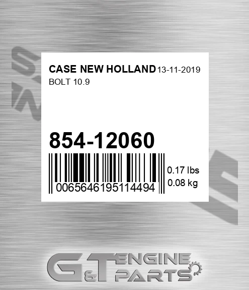 854-12060 Bolt 10.9