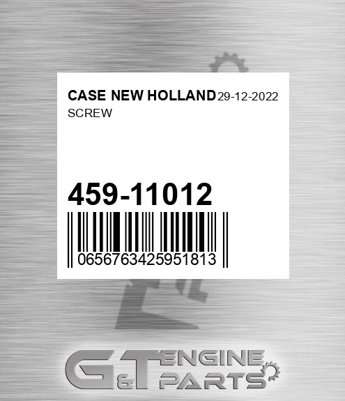 459-11012 Screw for CASE NEW HOLLAND
