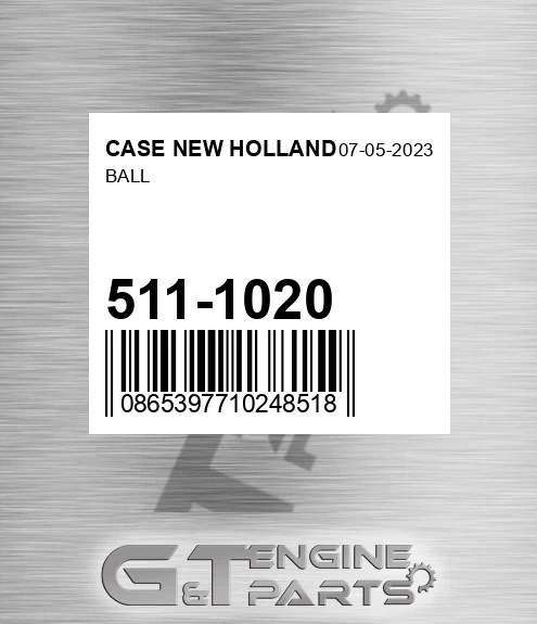 511-1020 Ball for CASE NEW HOLLAND