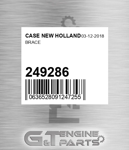 249286 CASE NEW HOLLAND Brace
