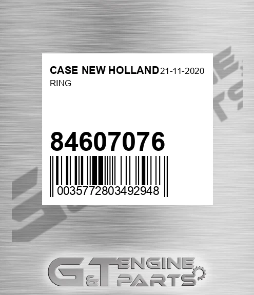 84607076 Ring for CASE NEW HOLLAND