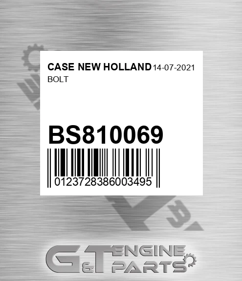 BS810069 Bolt