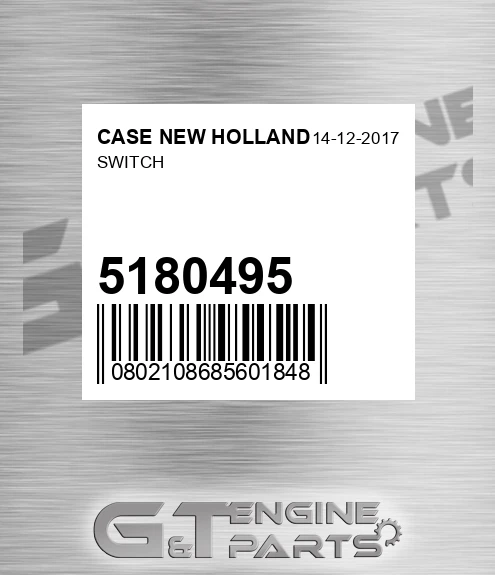 5180495 Switch for CASE NEW HOLLAND