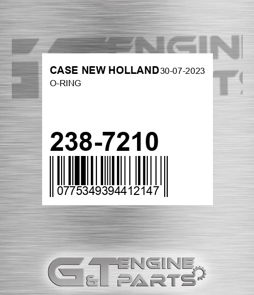 238-7210 O-ring