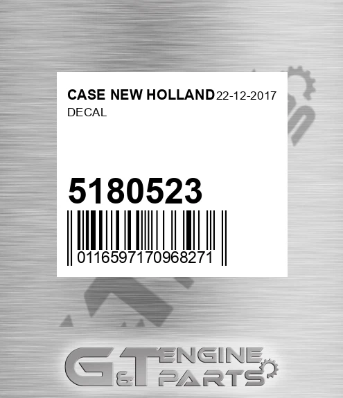 5180523 Decal for CASE NEW HOLLAND