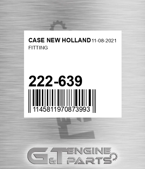 222-639 Fitting for CASE NEW HOLLAND