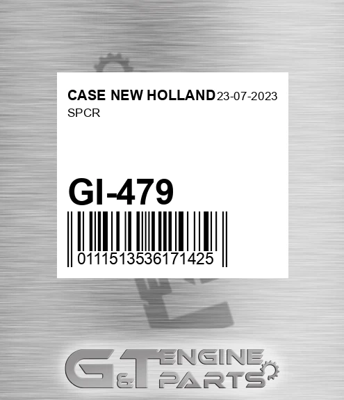 GI-479 Spcr for CASE NEW HOLLAND