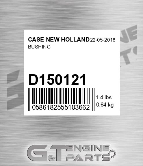 D150121 CASE NEW HOLLAND Bushing
