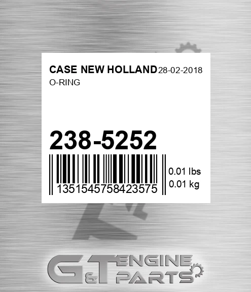 238-5252 O-ring