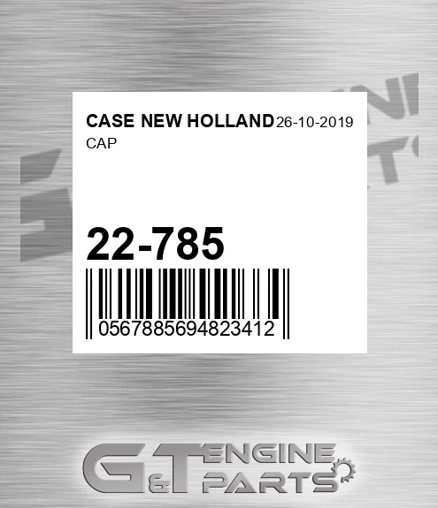 22-785 Cap for CASE NEW HOLLAND