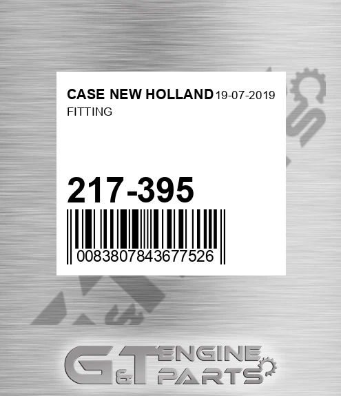 217-395 Fitting for CASE NEW HOLLAND