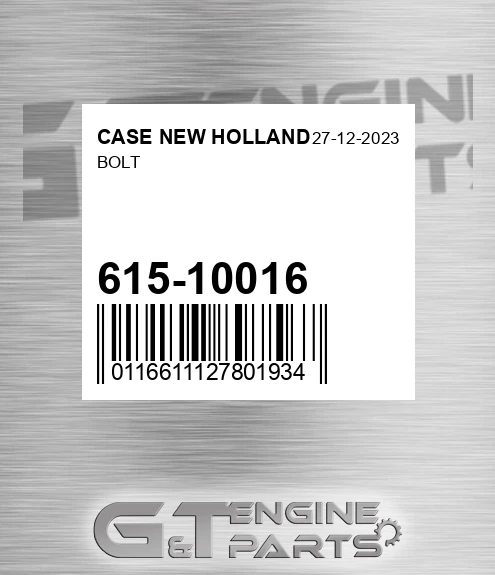 615-10016 Bolt