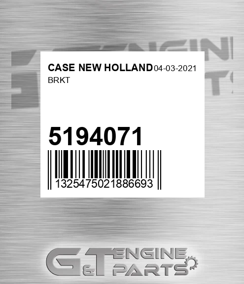5194071 Brkt for CASE NEW HOLLAND