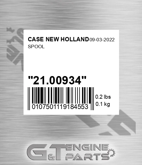 21,00934 Spool for CASE NEW HOLLAND