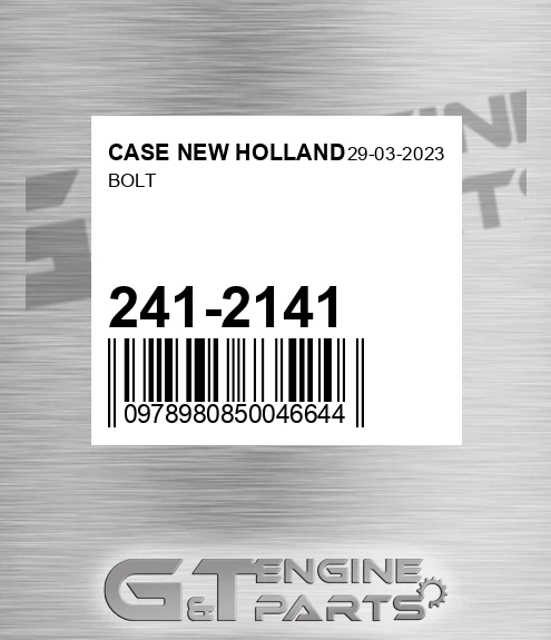 241-2141 Bolt