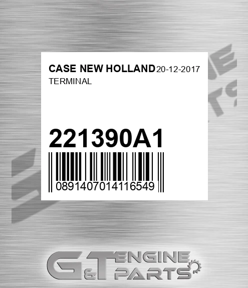 221390A1 Terminal for CASE NEW HOLLAND