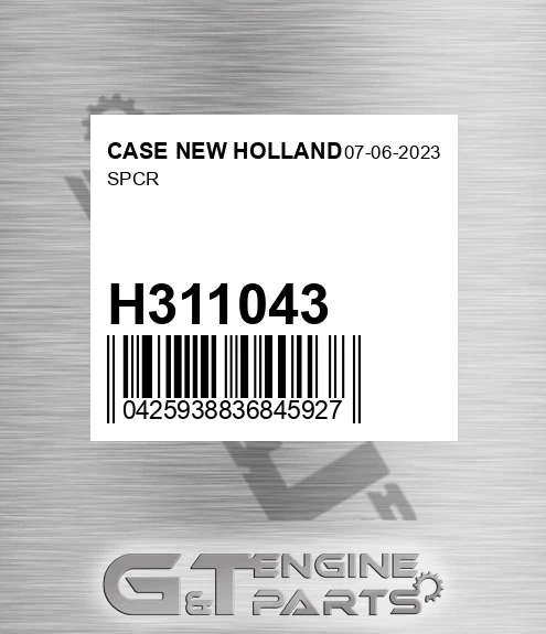 H311043 Spcr