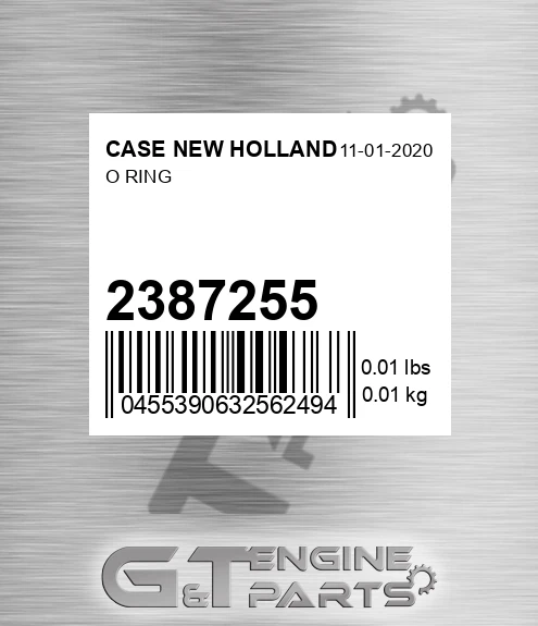 238-7255 O Ring