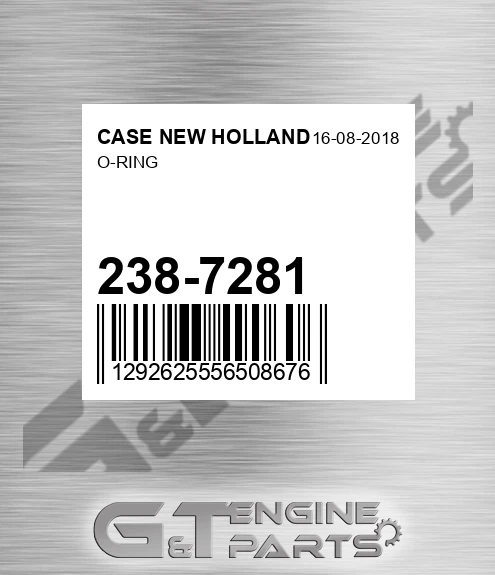 238-7281 O-ring for CASE NEW HOLLAND