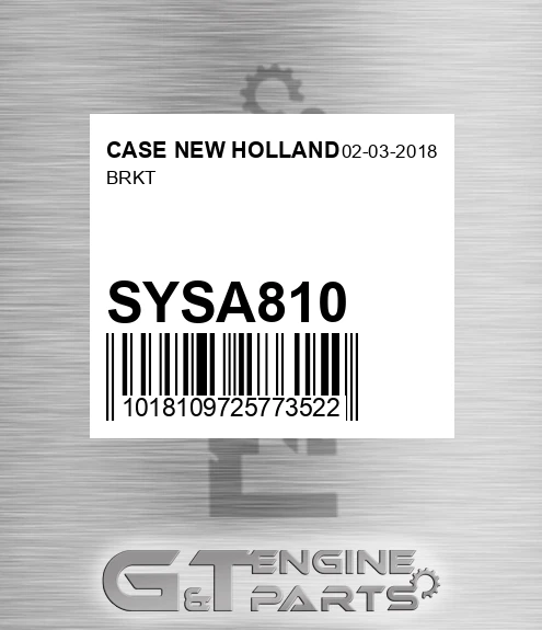 SYSA810 Brkt