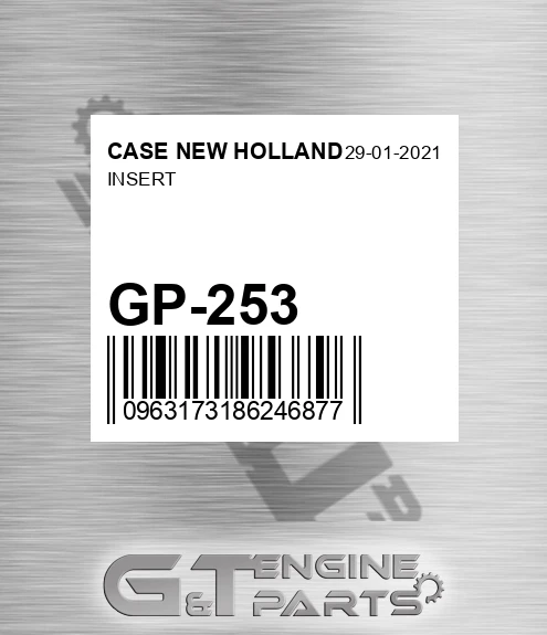 GP-253 Insert for CASE NEW HOLLAND