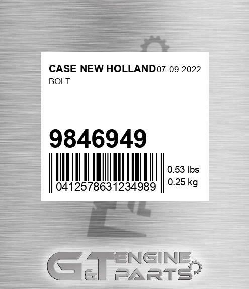 9846949 Bolt