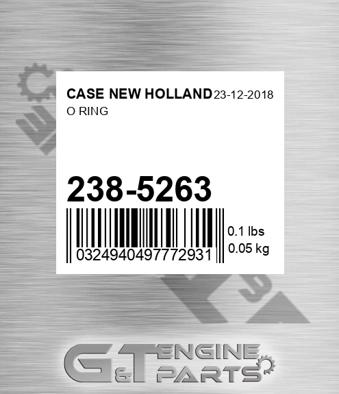 238-5263 O Ring