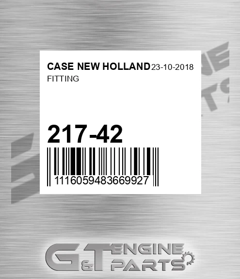 217-42 Fitting for CASE NEW HOLLAND