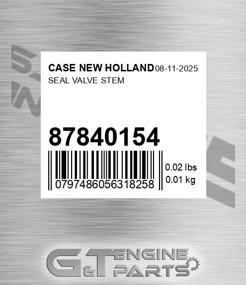 87840154 Seal for CASE NEW HOLLAND