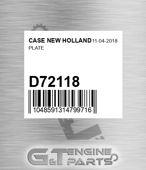 D72118 Plate