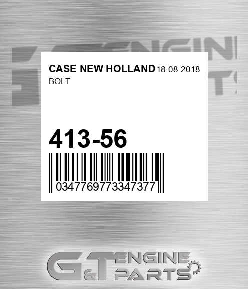 413-56 Bolt for CASE NEW HOLLAND