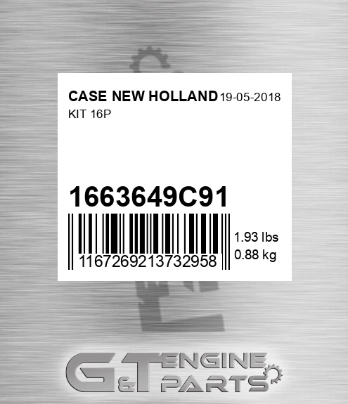 1663649C91 Kit 16p