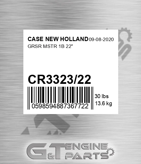 CR3323/22 Grsr Mstr 1b 22"