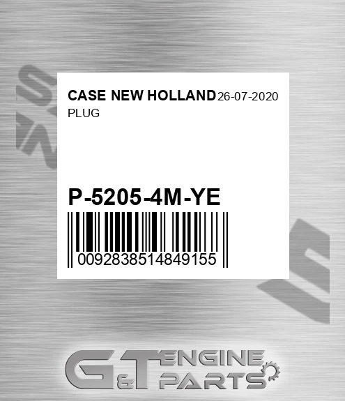 P-5205-4M-YE Plug
