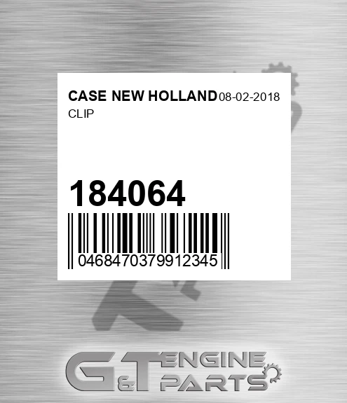 184064 Clip for CASE NEW HOLLAND
