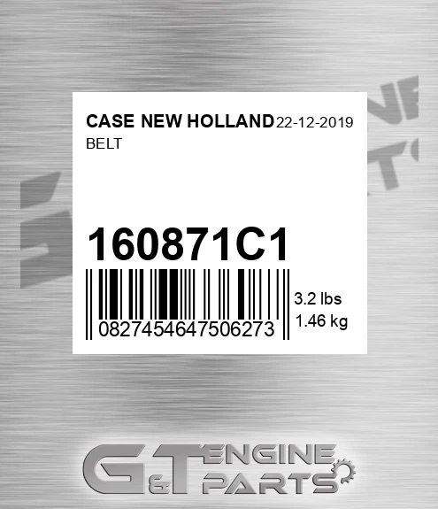 160871C1 CASE NEW HOLLAND Belt