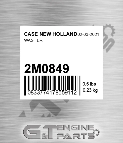 2M0849 Washer