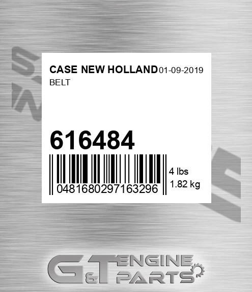 616484 Belt for CASE NEW HOLLAND