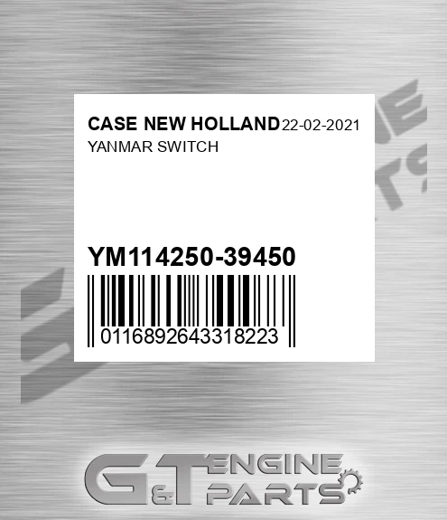 YM114250-39450 Yanmar Switch