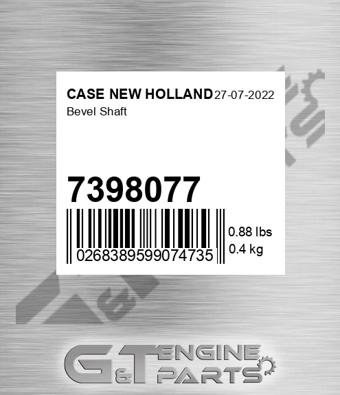 7398077 Bevel Shaft