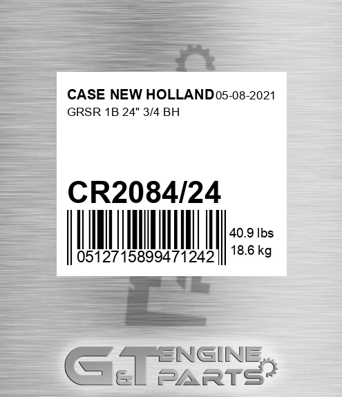 CR2084/24 Grsr 1b 24" 3/4 Bh