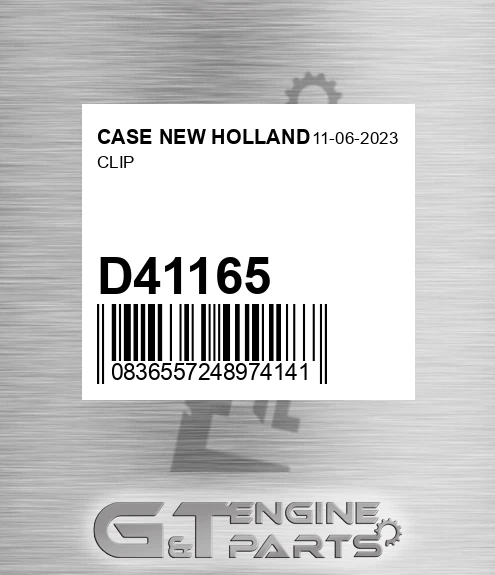 D41165 Clip for CASE NEW HOLLAND