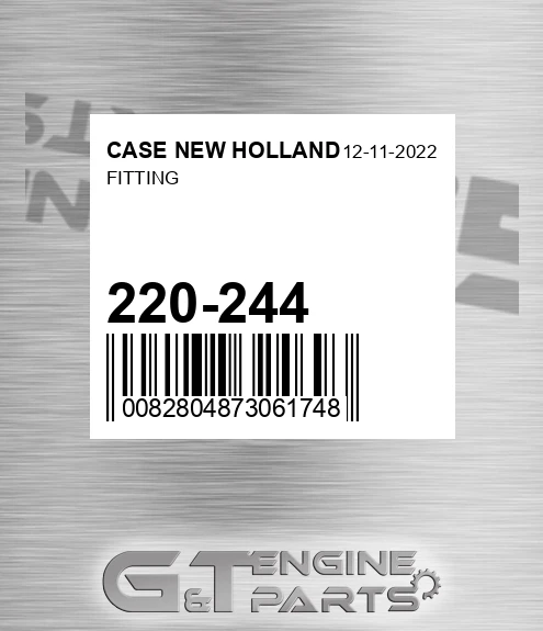 220-244 Fitting for CASE NEW HOLLAND