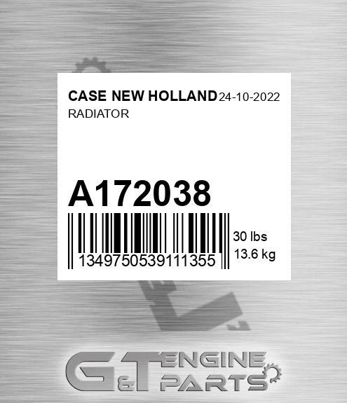 A172038 Radiator